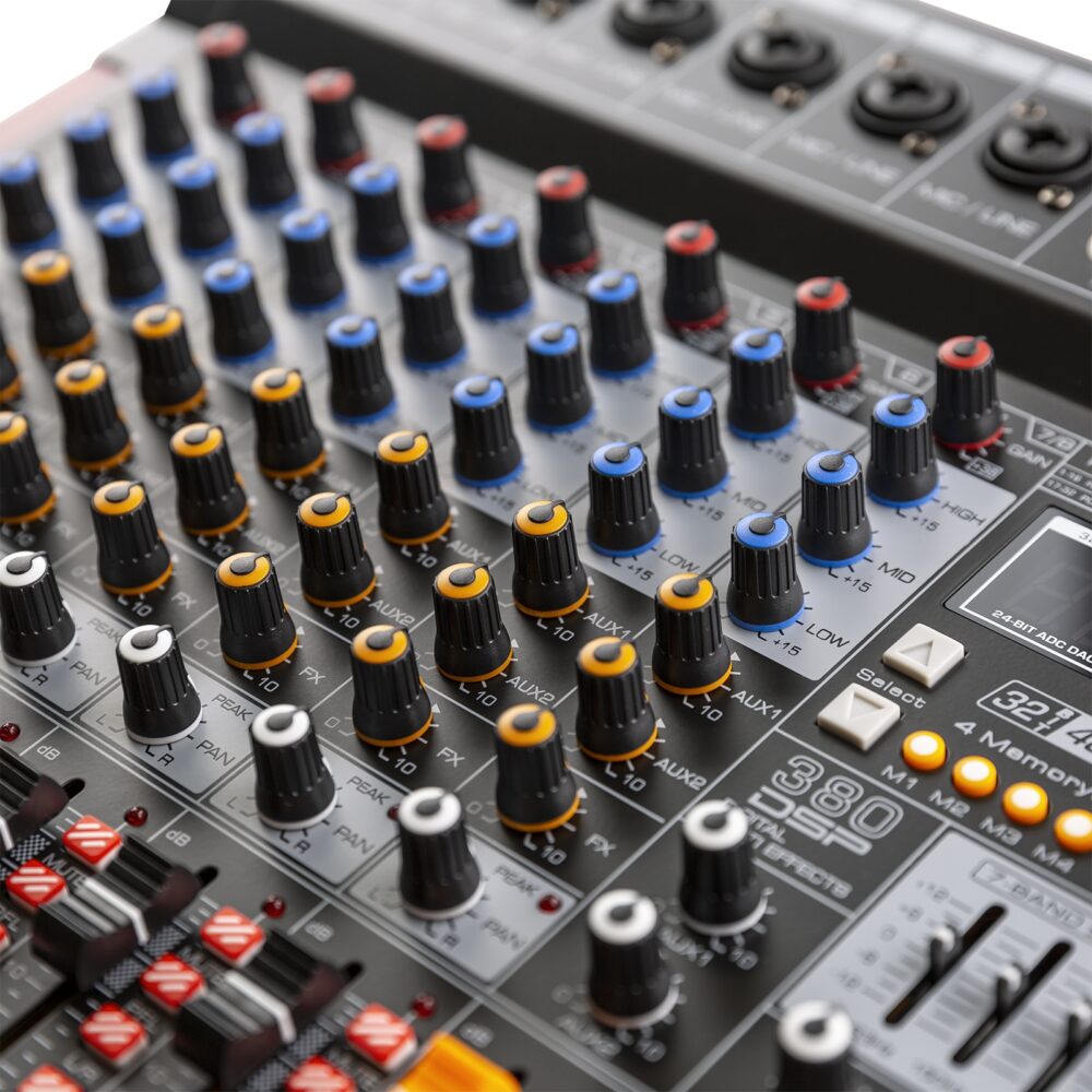 PDM-T804 Stage Mixer 8-Channel DSP/MP3 - Power Dynamics