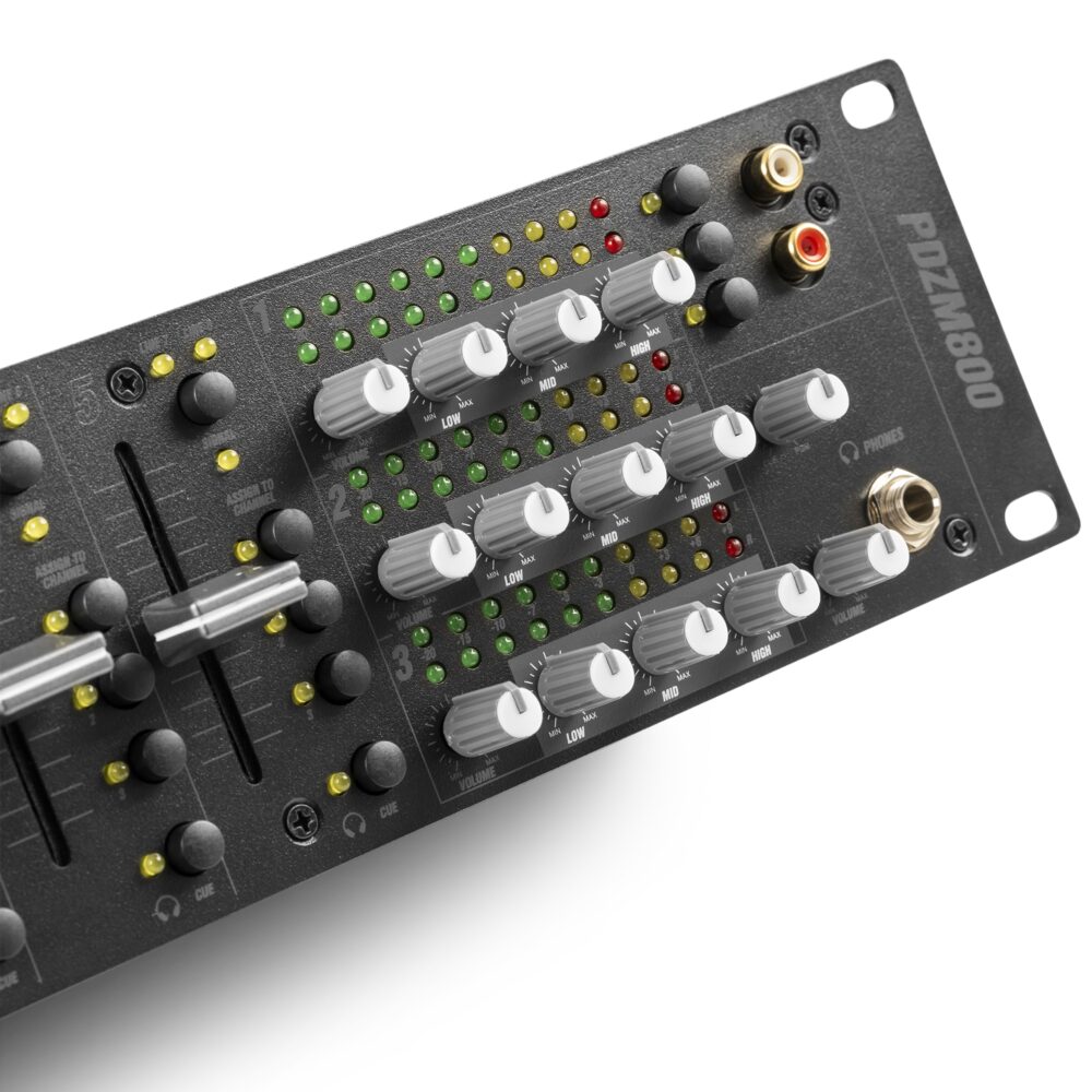 PDZM800 7Ch Installation Mixer with 3 zones - Power Dynamics