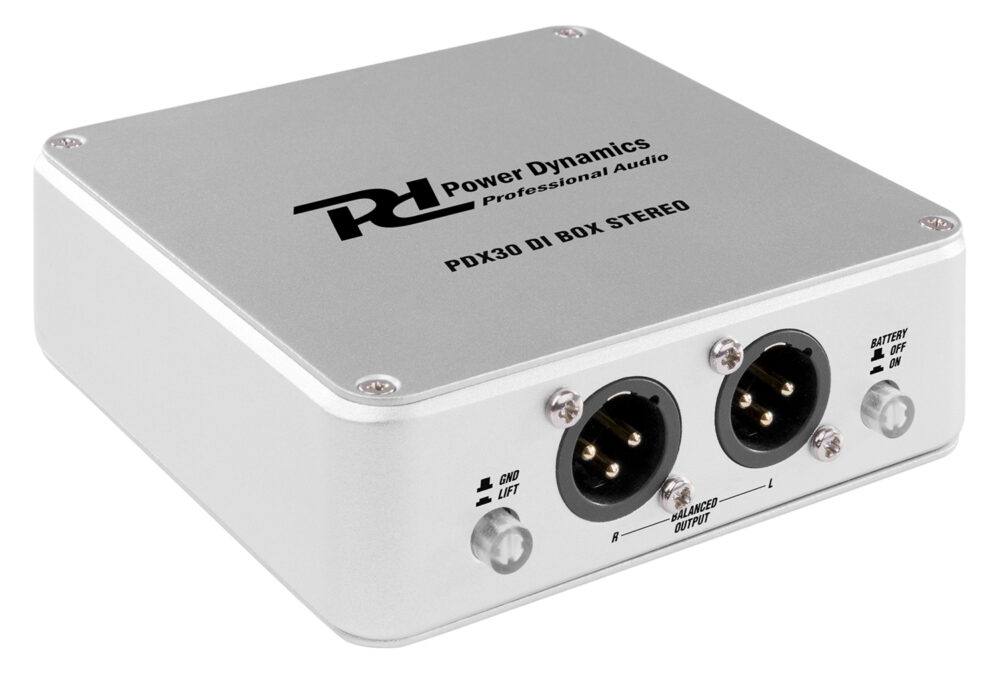 PDX30 Active DI BOX Stereo - Power Dynamics