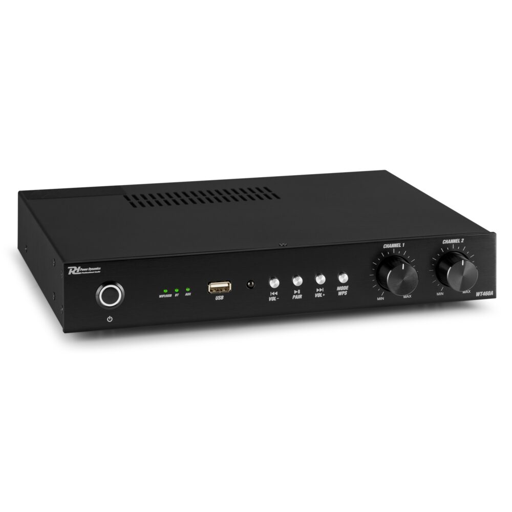 WT460A Wifi Stereo 4-Channel Amplifier - Power Dynamics