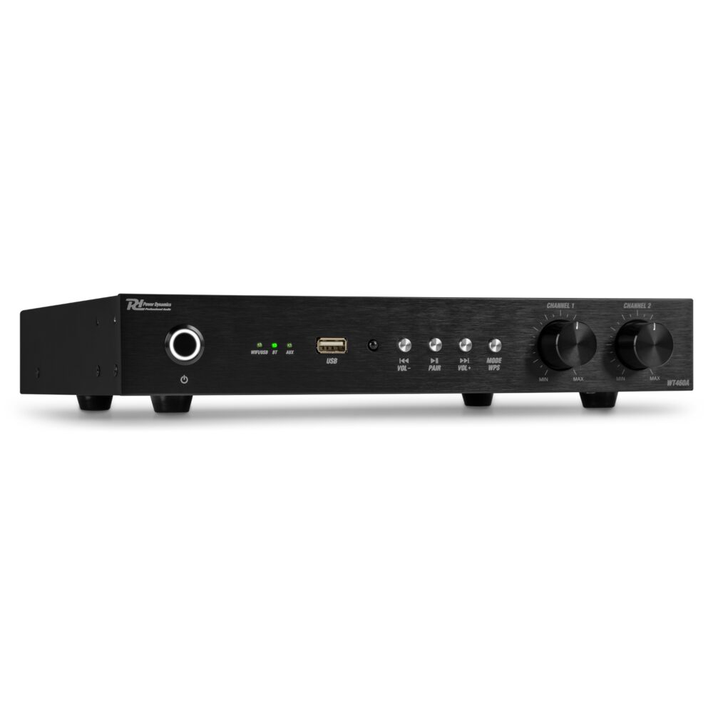 WT460A Wifi Stereo 4-Channel Amplifier - Power Dynamics